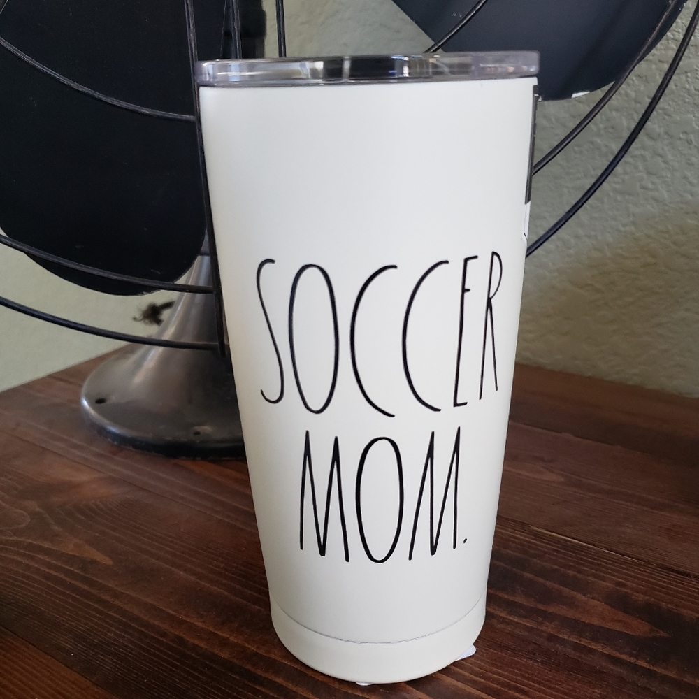 Rae Dunn Soccer Mom tumbler